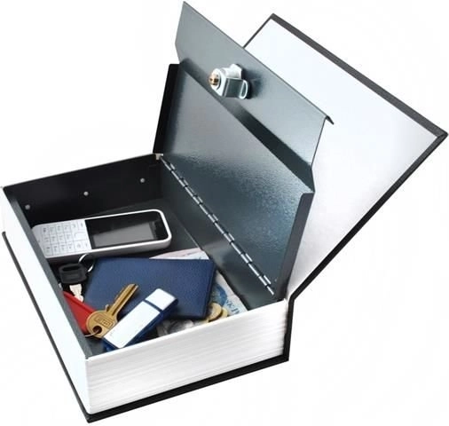 boîte métallique avec serrure à clé