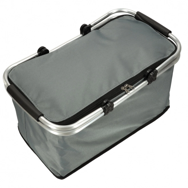 Panier isotherme pliable gris