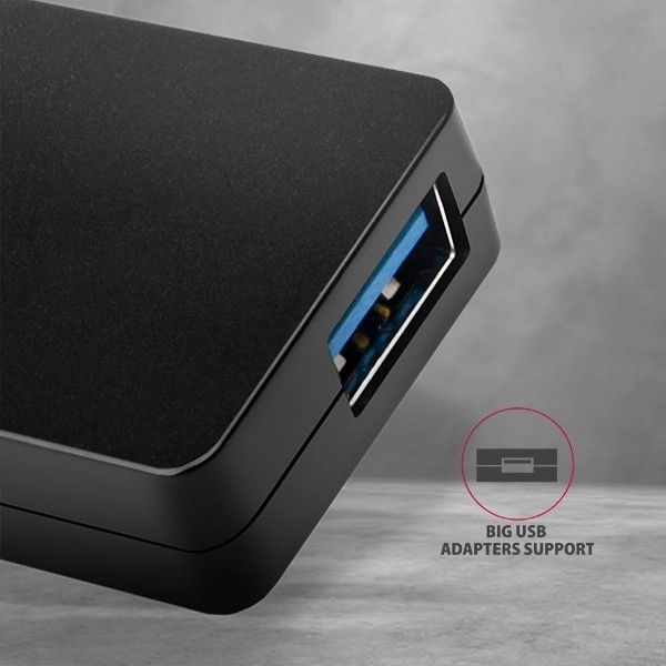 Axagon Slim USB Hub 4 ports USB 3.2 Gen 1 avec câble de 14 cm Type-C