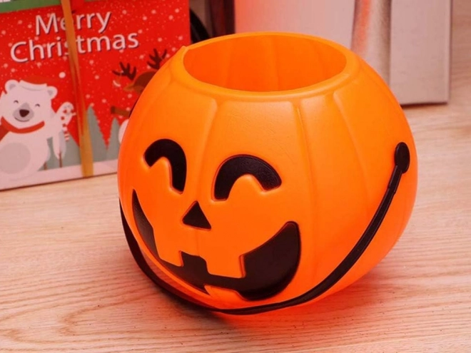Seau à bonbons citrouille d'Halloween