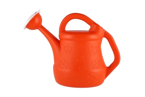 Arrosoir en plastique avec motif fleuri