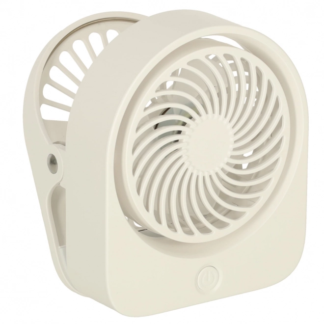 Ventilateur de bureau USB sans fil 11,5 cm blanc