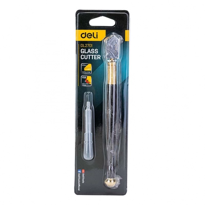 Couteau en verre diamanté Deli Tools EDL2701