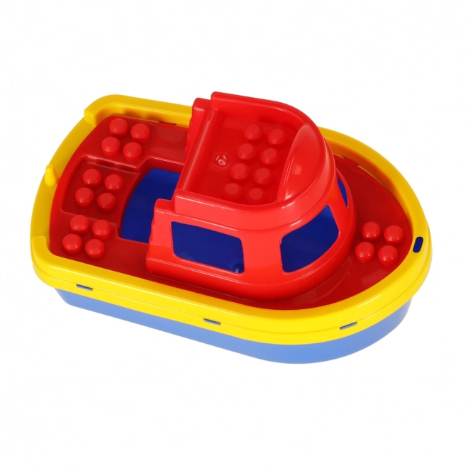 Bateau avec moules