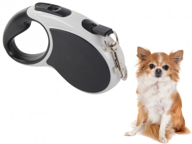Laisse automatique pour chiens 5m avec blocage jusqu'à 15 kg
