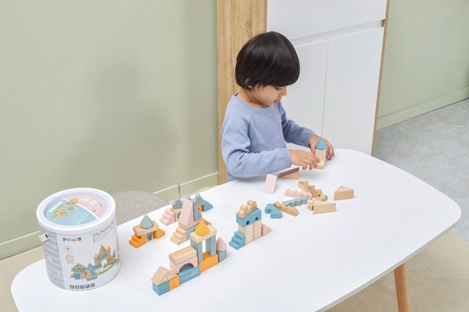 Jeu de construction en bois 50 pcs