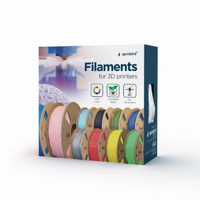Filament pour une imprimante 3D PETG 1,75mm 1kg Naturel