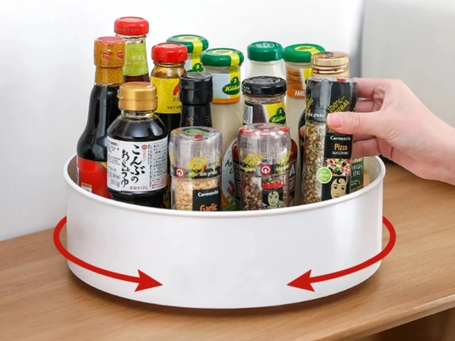 Organisateur rotatif de cuisine pour épices