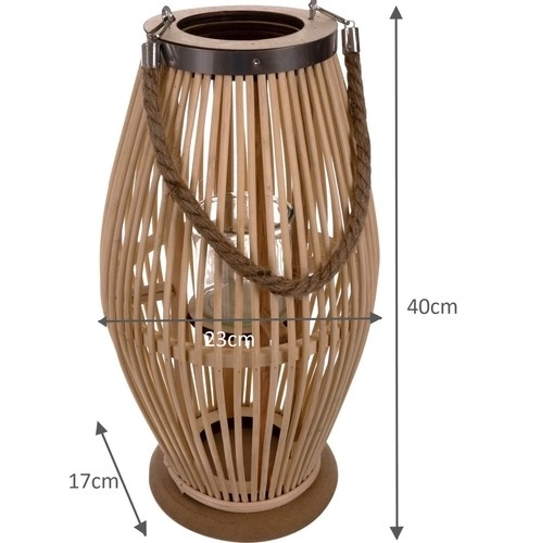 Lanterne en bambou Gardlov
