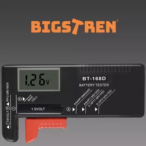 Bigstren 19898 testeur/mètre de batteries
