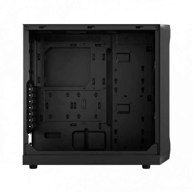 boîtier informatique noir avec panneau latéral transparent
