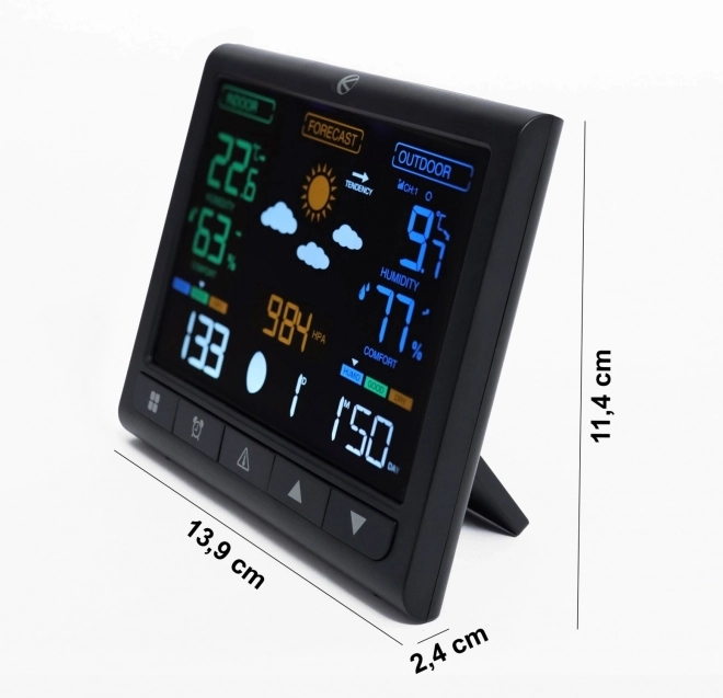 Station météo sans fil avec écran LCD et capteur extérieur