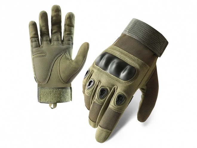 Gants militaires tactiques avec protection des articulations verts XL