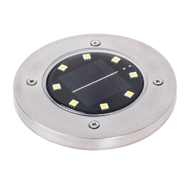 Éclairage solaire de jardin 8 LED 4pcs - blanc froid