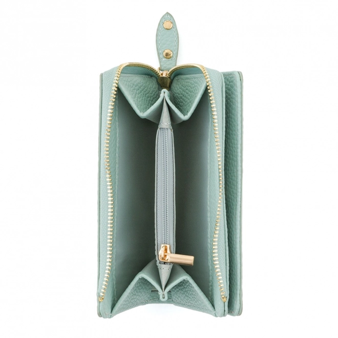 Portefeuille femme LAST Cuir Menthe