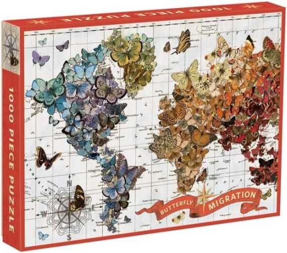 Puzzle GALISON migration des papillons 1000 pièces