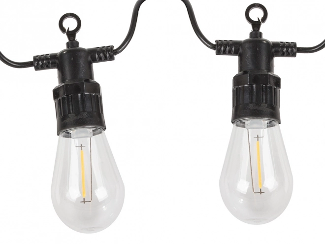 Guirlande lumineuse de jardin avec 20 ampoules LED