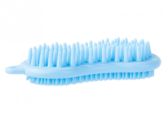 Brosse de massage en silicone pour le corps et la tête