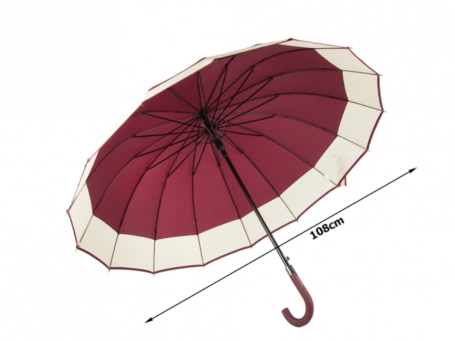 Grand parapluie élégant avec poignée antidérapante