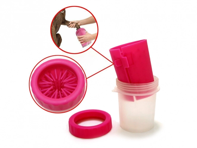 Nettoyeur de pattes pour chiens et chats gobelet en silicone pour nettoyer les pattes grand xl