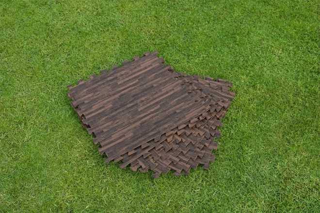 Tapis en mousse motifs bois 50x50cm 12 pièces BESTWAY