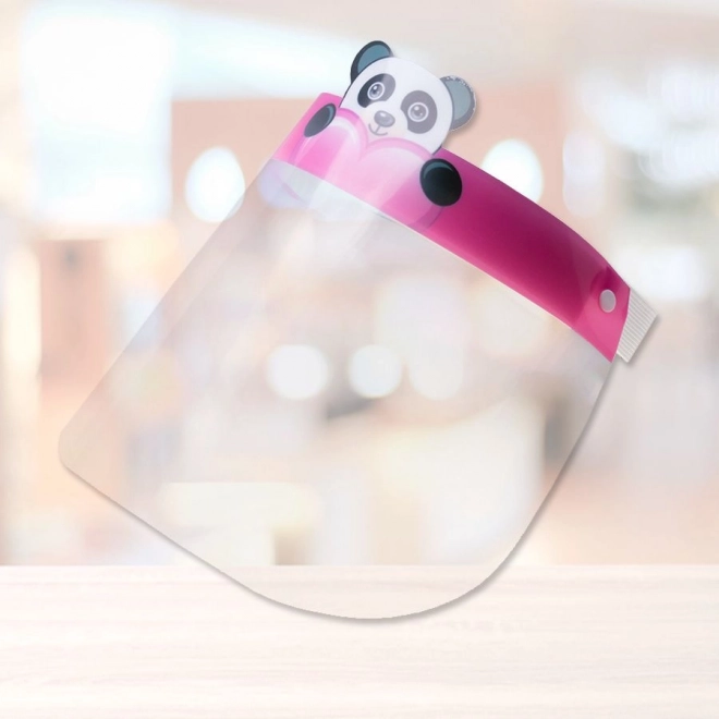Visière faciale pour enfants - panda