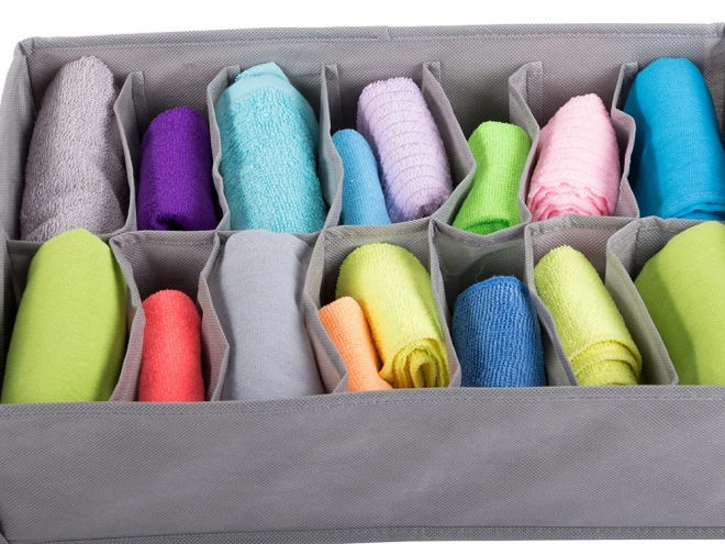 Organisateur textile pour sous-vêtements avec 14 compartiments