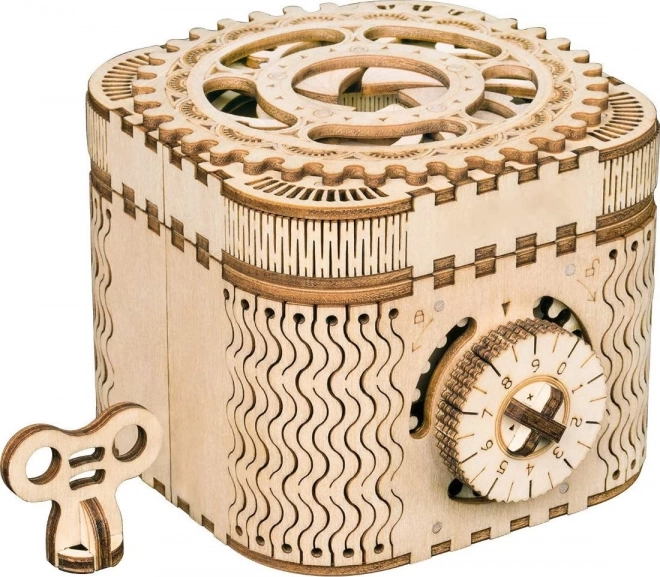 Puzzle mécanique en bois 3D RoboTime Boîte à bijoux