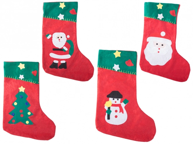 Chaussette décorative de Noël pour cadeaux