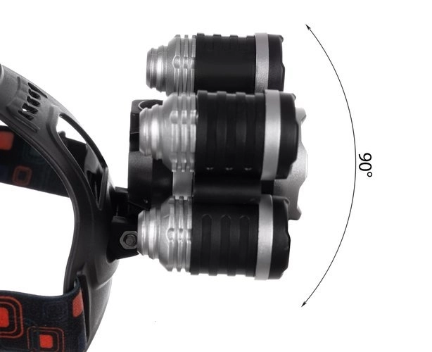 Lampe frontale 5 x LED T6 CREE