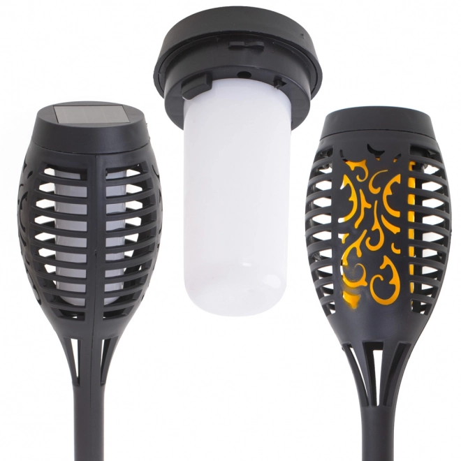 Torche de jardin solaire 12 LED