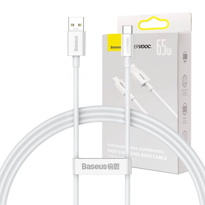 Câble USB-C Baseus Superior 65W blanc