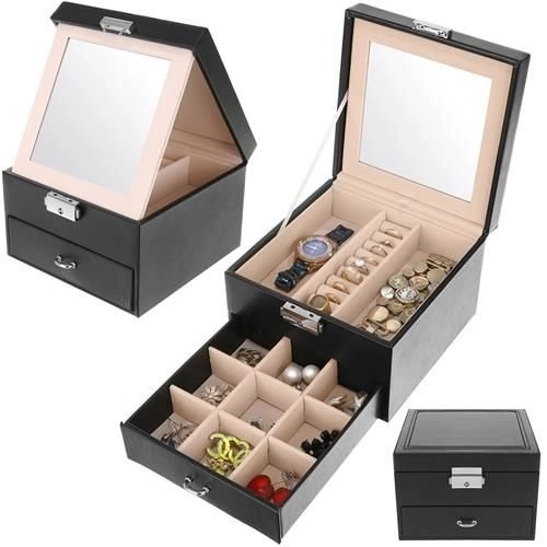 boîte à bijoux noire Beautylushh