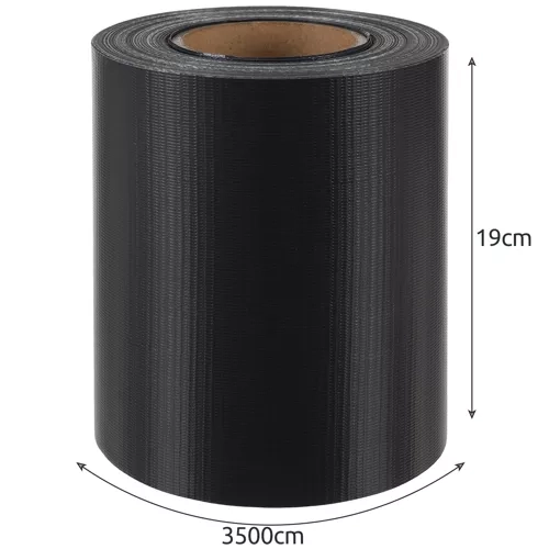 Bande de clôture 19cmx35m 450g/m2 anthracite 23696