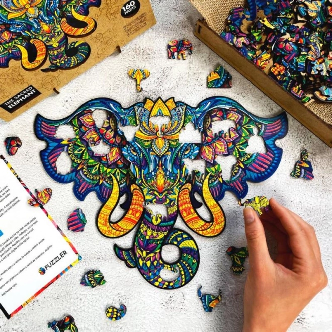 Puzzle en bois Élémentaire Sacré 160 pièces