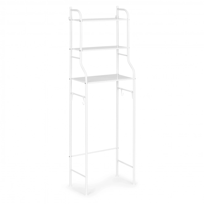 Étagère de salle de bain haute avec 3 étagères, structure en aluminium