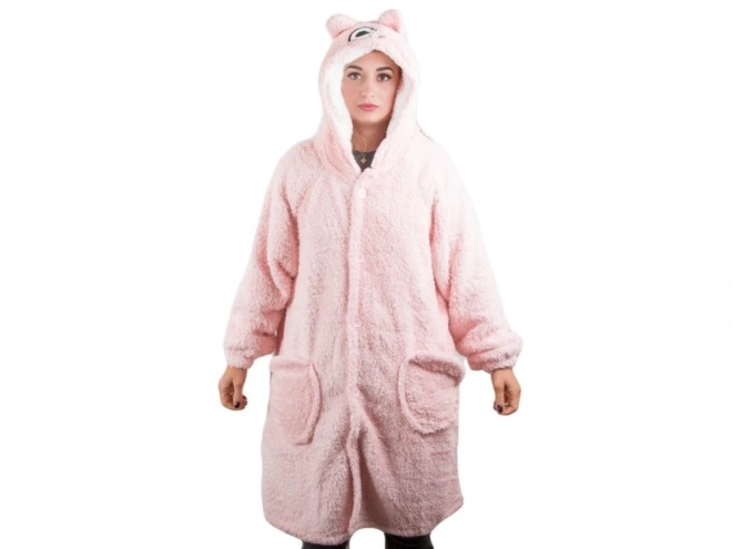 Chaud et doux sweat-shirt couverture oversize avec capuche