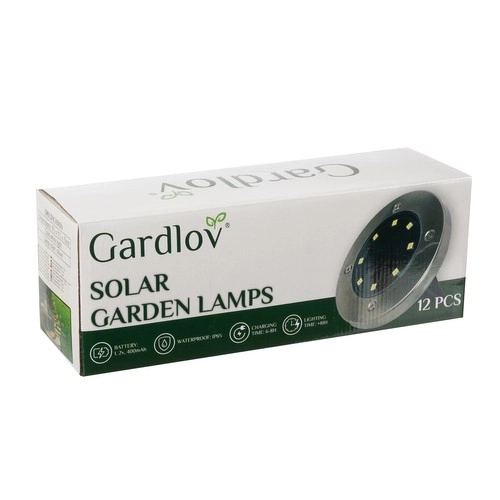 Éclairage de jardin solaire - 12 pcs Gardlov 24001