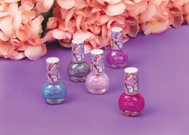 Ensemble de Vernis à Ongles Papillon