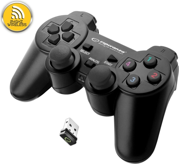 Manette sans fil Esperanza noire
