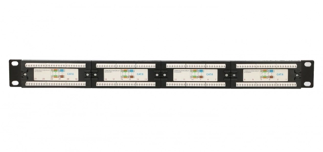 Panneau de brassage 24 ports Cat6 UTP V2