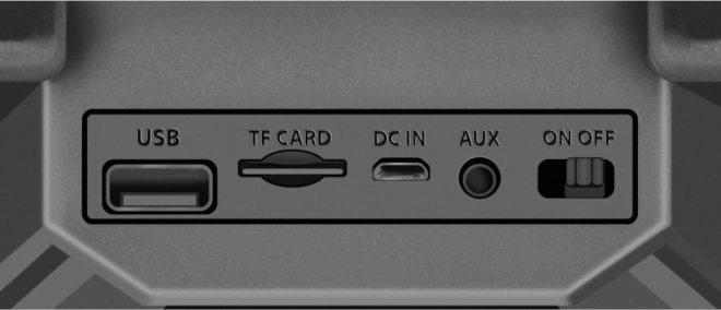 Musique depuis plusieurs sources : USB, MicroSD et AUX