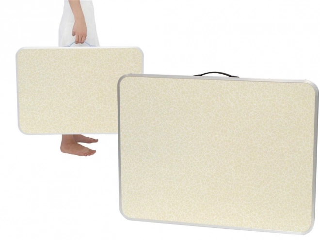 Table de camping pliable