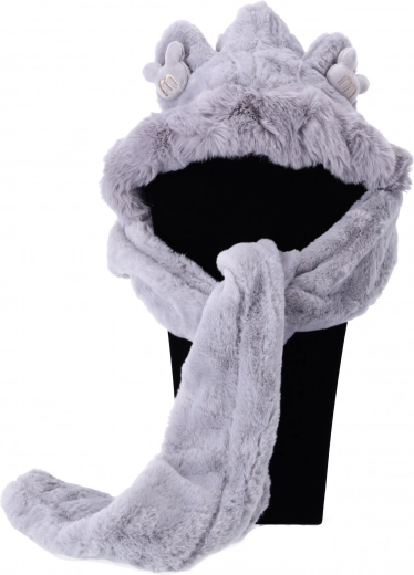 Bonnet, écharpe et gants en un seul produit