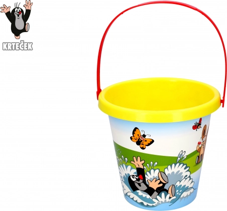 Seau avec motif KRTEK 1,5 l jaune