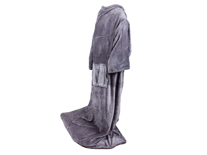 Deka avec manches polaire chaude robe de chambre néon