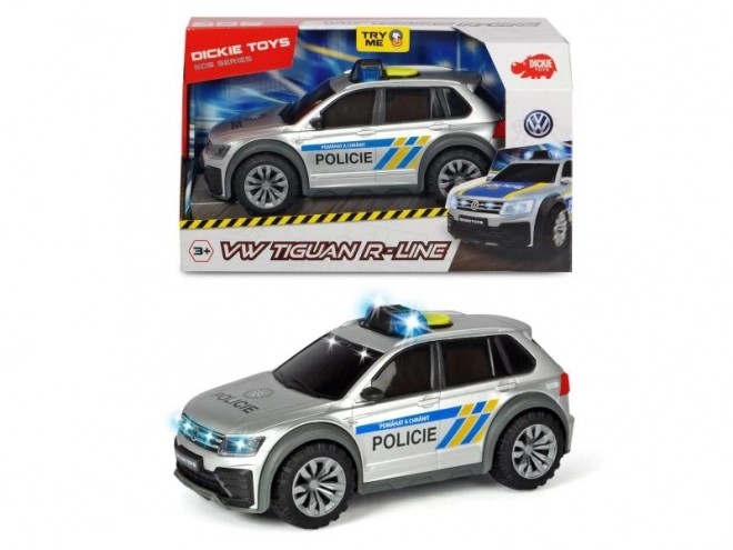 Voiture de police VW Tiguan R-Line, version tchèque