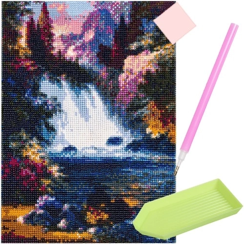 Kit de peinture au diamant - cascade