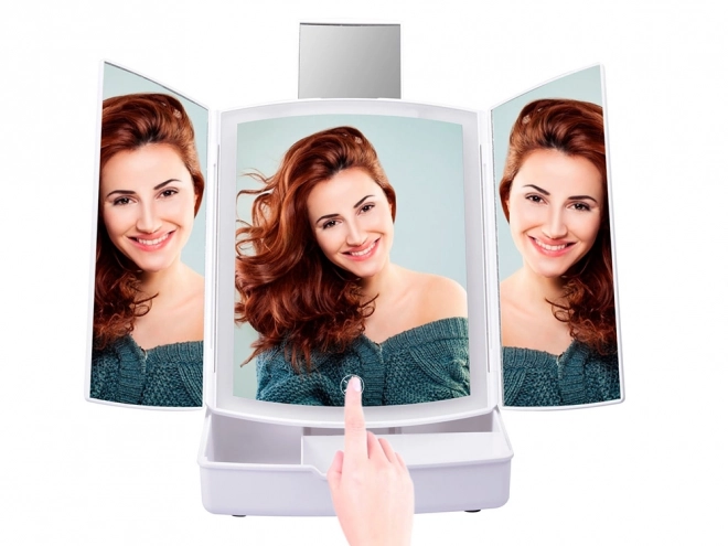 Miroir cosmétique éclairé pour maquillage