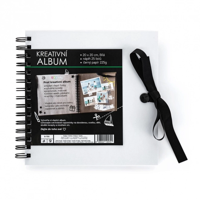 Album créatif blanc